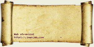 Danica Orbović vizit kartica